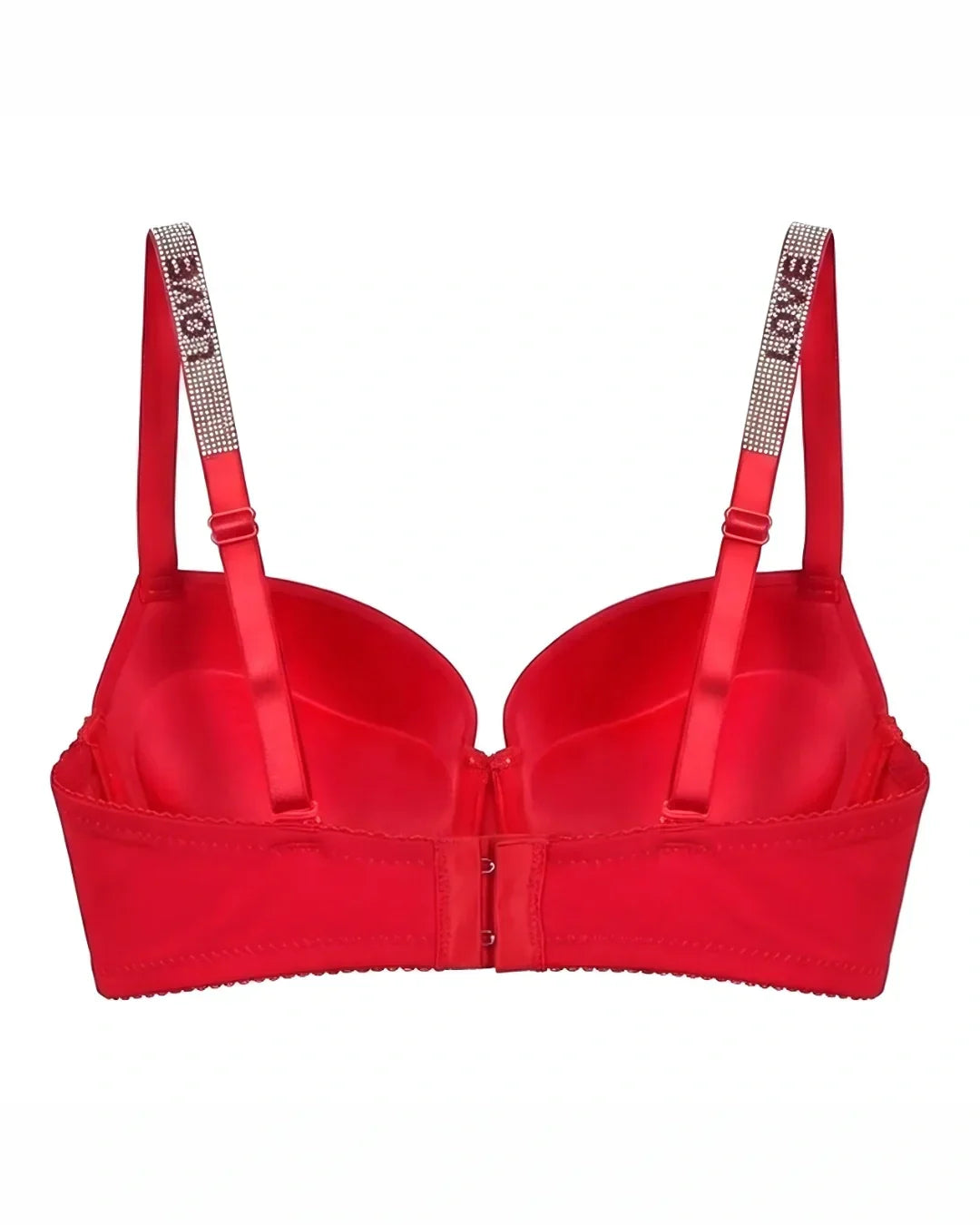 Padded Bra Set - Perfect Curve - Red