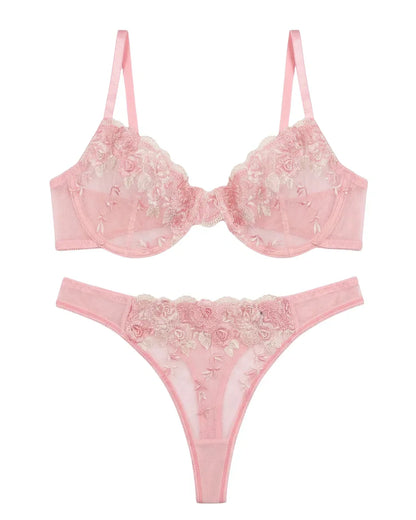 Non Padded Bra Set - Fiorlace
