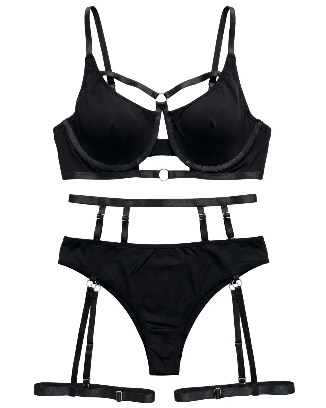 Garter Set - Vexa - Black