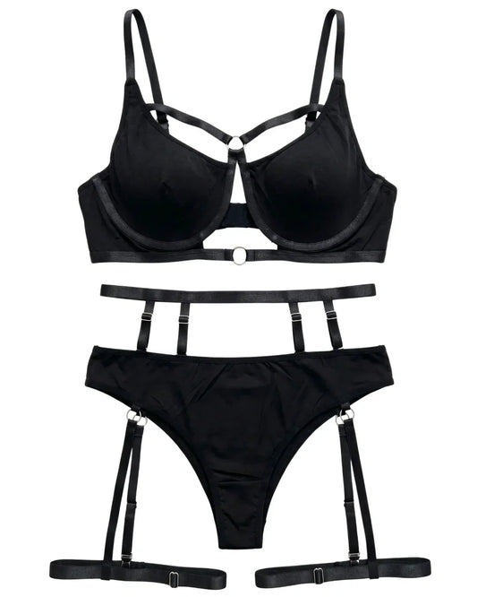 Garter Set - Vexa - Black
