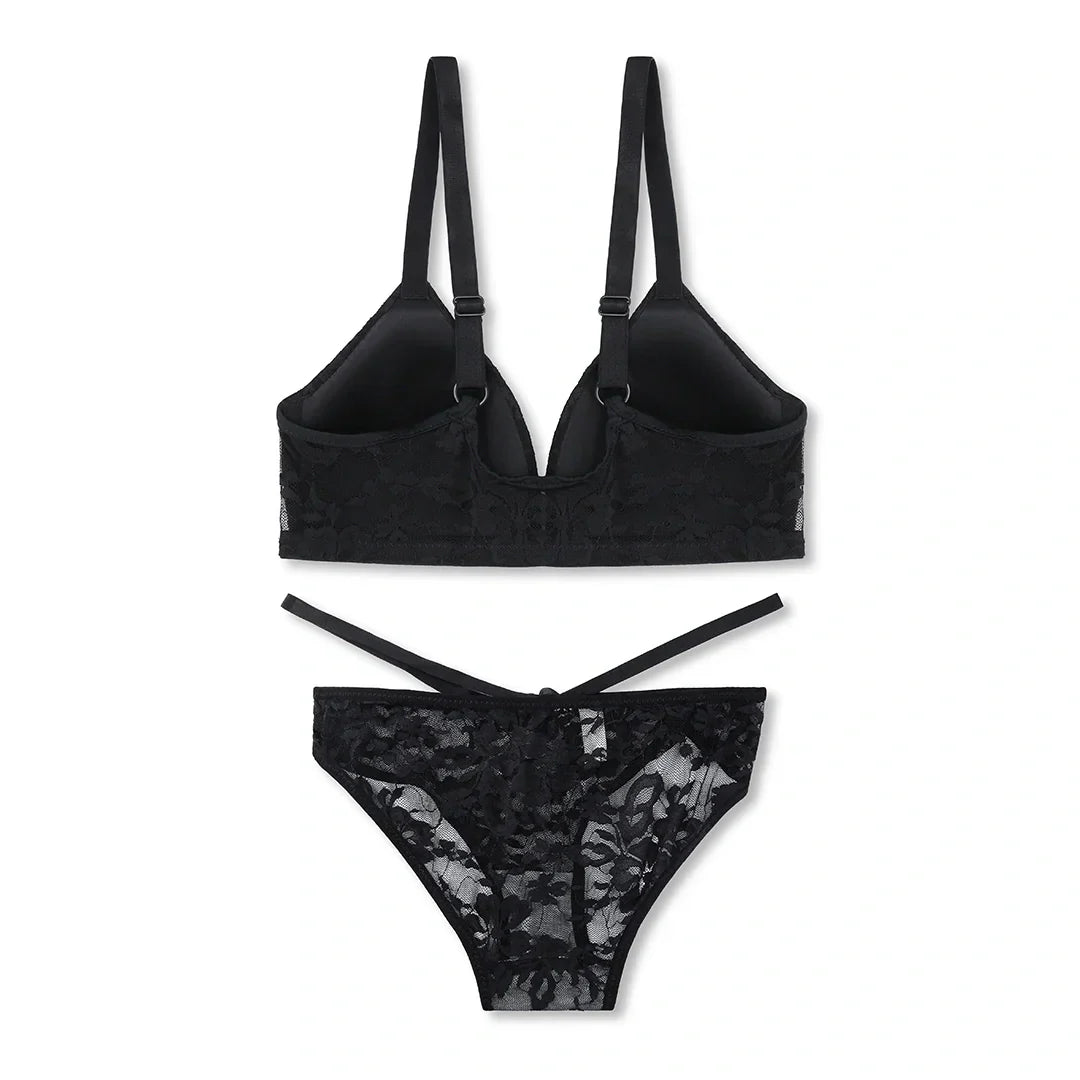 Max Front Open Padded Bra and Panty Set