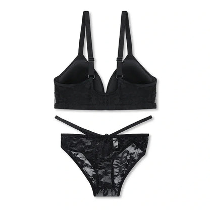 Max Front Open Padded Bra and Panty Set