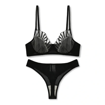 Seashell Non Padded Bra and Panty Set
