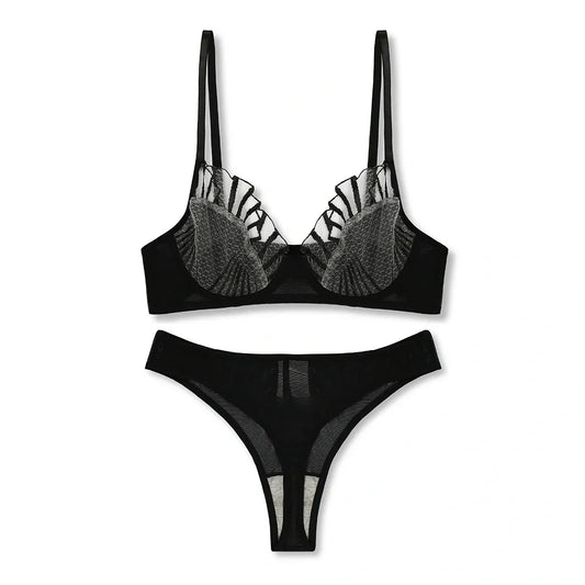 Seashell Non Padded Bra and Panty Set