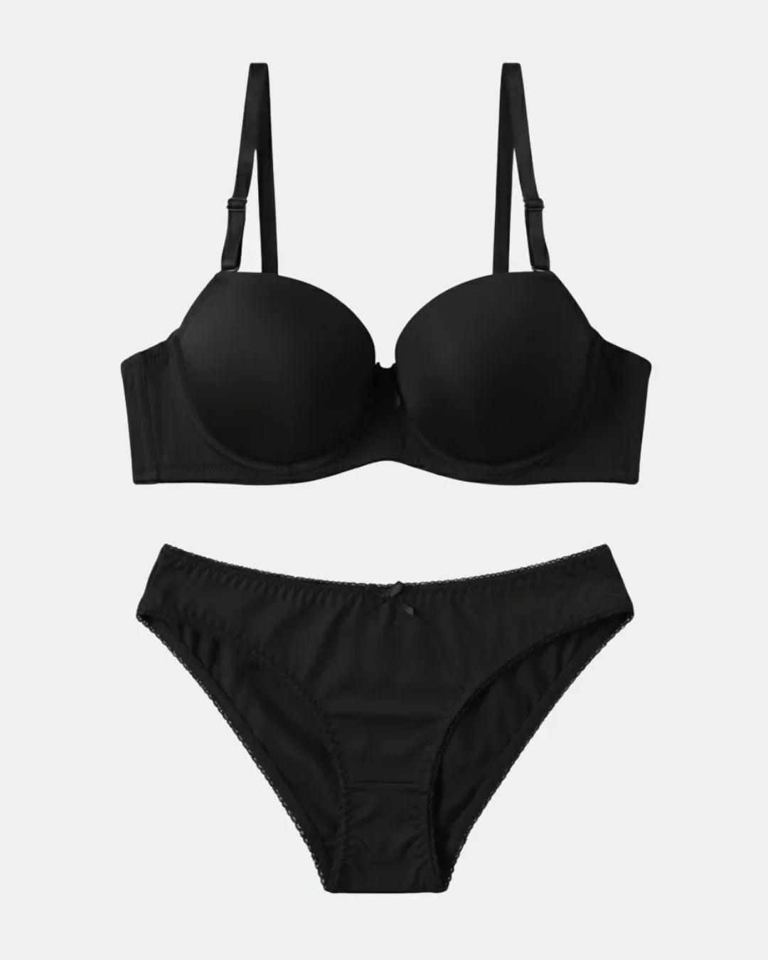 Padded Bra Set - Comfort Pro - Black