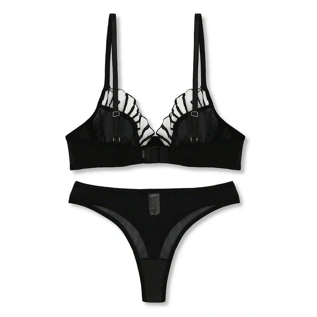 Seashell Non Padded Bra and Panty Set