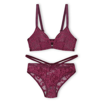 Max Front Open Padded Bra and Panty Set