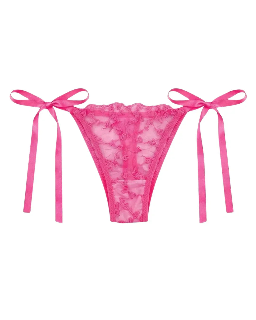 Non Padded Bra Set - Arvessa - Pink