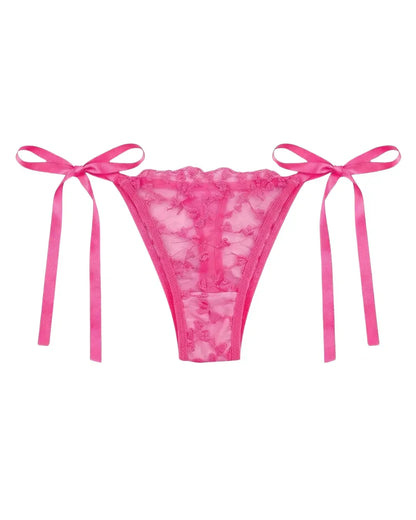 Non Padded Bra Set - Arvessa - Pink