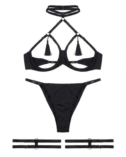 Garter Set - Ebonix - Black