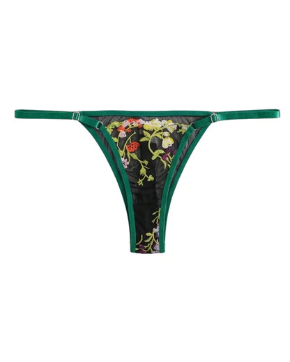 Non Padded Bra Set - Alvyn - Green