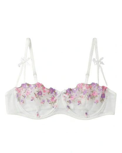 Non Padded Bra Set - Blush Veil - Pink