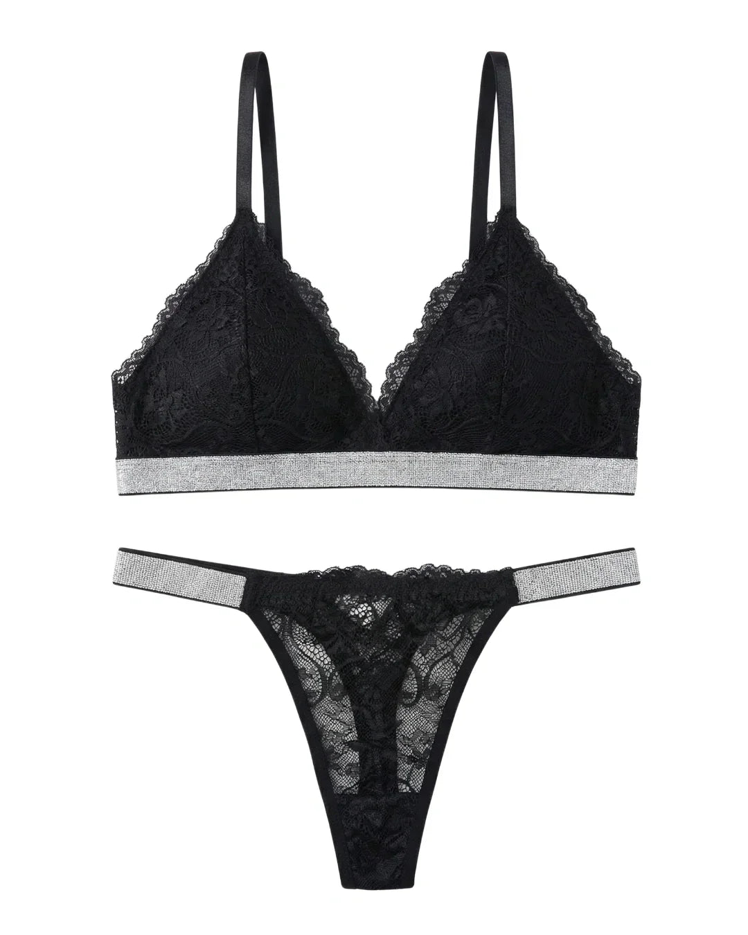 Non Padded Bra Set - Fleur