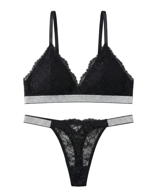 Non Padded Bra Set - Fleur