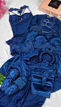 Luxury Pure Silk Bridal Nightwear Dress for Women