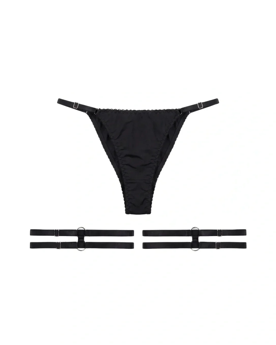 Garter Set - Ebonix - Black