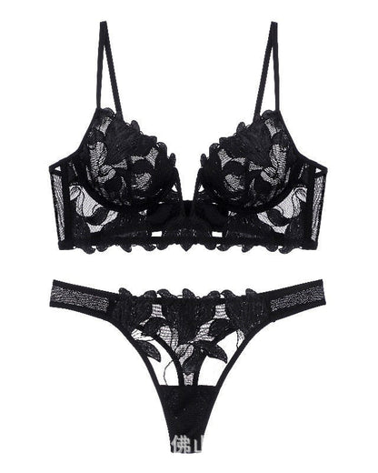 Date Night Weapon Built-In Bra Lingerie Set