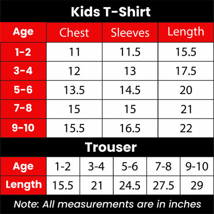 Lofi Half Sleeve Kids Suit (Each)