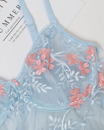 Bluebell Bliss Two Piece Lingerie