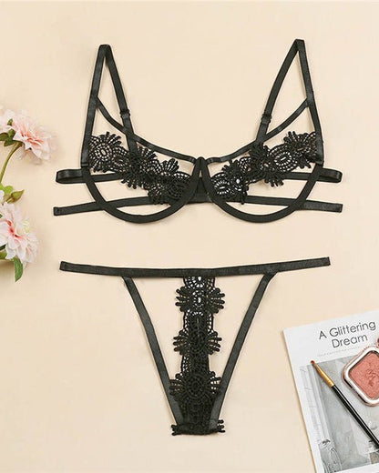 Keep Him Wanting More Two Piece Lingerie