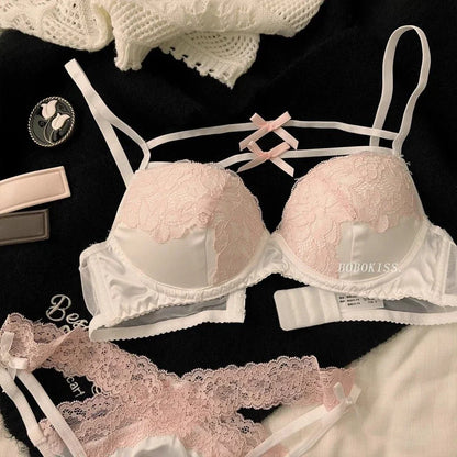 Floral Padded Charm Bra Set